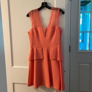 BCBG LeeAnn Dress (pink coral)
